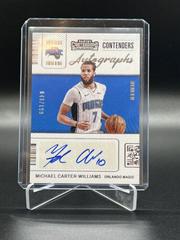 Michael Carter Williams Basketball Cards 2021 Panini Contenders Contenders Autographs Prices