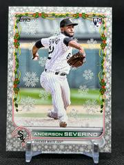 Anderson Severino [Metallic] #HW49 Baseball Cards 2022 Topps Holiday Prices