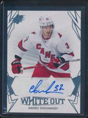 Andrei Svechnikov #WO-AS Hockey Cards 2022 SPx White Out Autographs Prices
