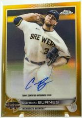 Corbin Burnes [Gold] #ASGA-CB Baseball Cards 2022 Topps Chrome Update All Star Game Autographs Prices