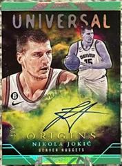 Nikola Jokic [Green] #17 Basketball Cards 2023 Panini Origins Universal Autograph Prices