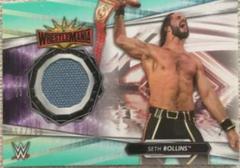 Seth Rollins [Aqua] Wrestling Cards 2021 Topps WWE Mat Relics Prices