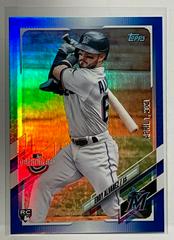 Eddy Alvarez [Blue Foil] Baseball Cards 2021 Topps Opening Day Prices