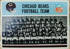Chicago Bears [Team Card] Football Cards 1966 Philadelphia Prices
