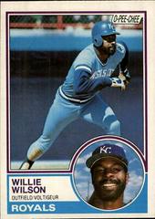 Willie Wilson #16 Baseball Cards 1983 O Pee Chee Prices