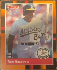 Ron Hassey #302 Baseball Cards 1988 Donruss Prices