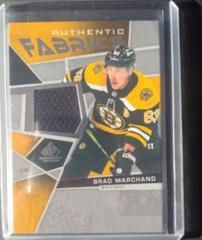 Brad Marchand Hockey Cards 2021 SP Game Used Authentic Fabrics Prices