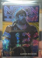 Aaron Rodgers [Gold] #NI-4 Football Cards 2022 Panini Select Neon Icons Prices