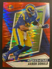 Aaron Donald [Red Pulsar Prizm] #32 Football Cards 2021 Panini Rookies and Stars Prices