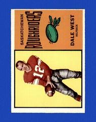 Dale West Football Cards 1964 Topps CFL Prices