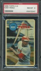 Tony Perez Baseball Cards 1968 Topps 3D Prices