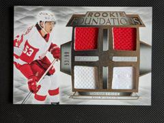 Moritz Seider #F-MO Hockey Cards 2021 Upper Deck The Cup Foundations Quad Jersey Prices