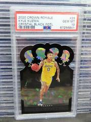 Kyle Kuzma [Crystal Black FOTL] Basketball Cards 2020 Panini Crown Royale Prices
