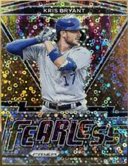 Kris Bryant [Snake Skin Prizm] #FR-12 Baseball Cards 2021 Panini Prizm Fearless Prices