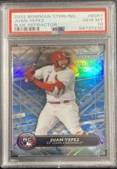 Juan Yepez [Blue] #BSR-7 Baseball Cards 2022 Bowman Sterling Prices