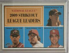 NL Strikeout League Leaders #49 Baseball Cards 2010 Topps Heritage Prices