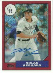 Nolan Arenado #1987A-NA Baseball Cards 2017 Topps 1987 Autographs Prices