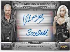 Karrion Kross, Scarlett [Black] Wrestling Cards 2021 Topps WWE Undisputed Dual Autographs Prices