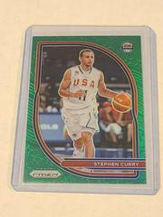 Stephen Curry [Green] Basketball Cards 2020 Panini Prizm USA Basketball Prices