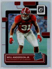 Will Anderson Jr. [Holo] #3 Football Cards 2023 Panini Chronicles Draft Picks Donruss Optic Rated Rookie Prices