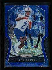John Brown [Blue Shimmer] Football Cards 2019 Panini Prizm Prices