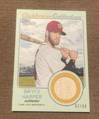 Bryce Harper [Gold] Baseball Cards 2017 Topps Heritage Clubhouse Collection Relics Prices