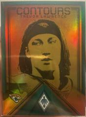 Trevor Lawrence [Green] #CT-6 Football Cards 2022 Panini Phoenix Contours Prices