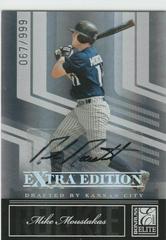 Mike Moustakas [Autograph] Baseball Cards 2007 Donruss Elite Extra Edition Prices