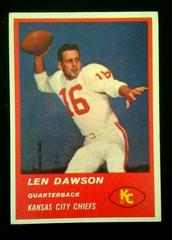 Len Dawson Football Cards 1963 Fleer Prices
