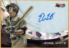 Evan White [Atomic Refractor] #MA-EW Baseball Cards 2017 Bowman's Best Monochrome Autograph Prices