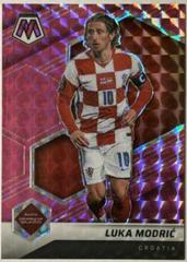 Luka Modric [Pink Mosaic] Soccer Cards 2021 Panini Mosaic Road to FIFA World Cup Prices