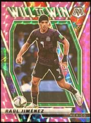 Raul Jimenez [Purple] Soccer Cards 2021 Panini Mosaic Road to FIFA World Cup Will to Win Prices