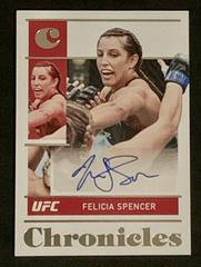 Felicia Spencer [Red] Ufc Cards 2022 Panini Chronicles UFC Signatures Prices