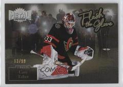 Cam Talbot [Gold] Hockey Cards 2022 Skybox Metal Universe Flash the Glove Prices