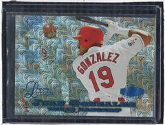 Juan Gonzalez [Row 0] Baseball Cards 1998 Flair Showcase Legacy Collection Prices