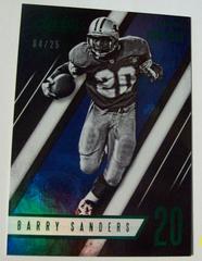 Barry Sanders [Spectrum Green] #143 Football Cards 2016 Panini Absolute Prices