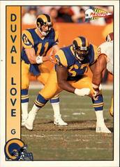 Duval Love #160 Football Cards 1992 Pacific Prices