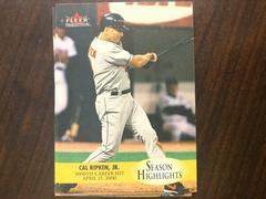 Cal Ripken Jr. Baseball Cards 2000 Fleer Tradition Update Prices