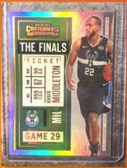 Khris Middleton [Finals Ticket] #13 Basketball Cards 2020 Panini Contenders Prices