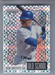 Ken Griffey Jr. [Power Plaid Prizm] Baseball Cards 2021 Panini Prizm Old School Prices