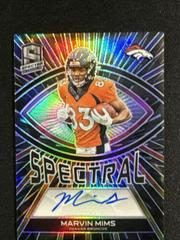 Marvin Mims Football Cards 2023 Panini Spectra Spectral Signature Prices