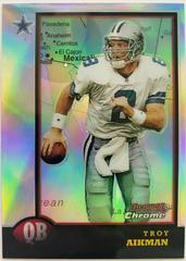 Troy Aikman [Interstate Refractors] Football Cards 1998 Bowman Chrome Prices