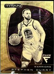Stephen Curry [Gold Vinyl] #10 Basketball Cards 2022 Panini Flux Titan Prices