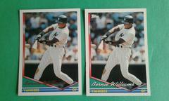 Bernie Williams #2 Baseball Cards 1994 Topps Gold Prices