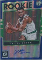 Jaylen Brown [Blue] #2 Basketball Cards 2016 Panini Donruss Optic Rookie Signatures Prices