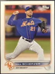 Max Scherzer [Mini] #US1 Baseball Cards 2022 Topps Update Prices