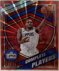 Kawhi Leonard [Red Laser] Basketball Cards 2020 Donruss Complete Players Prices