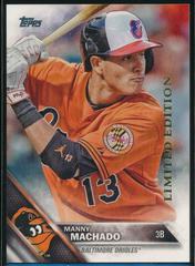 Manny Machado Baseball Cards 2016 Topps Limited Edition Prices