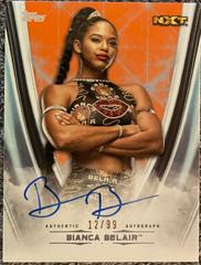 Bianca Belair [Orange] Wrestling Cards 2020 Topps WWE Undisputed Autographs Prices