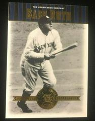 Babe Ruth #50 Baseball Cards 2001 Upper Deck Hall of Famers Prices